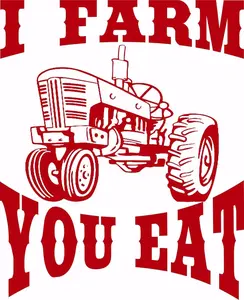Farm Tractor Farming Agriculture Plowing Truck Window Laptop Vinyl Decal Sticker