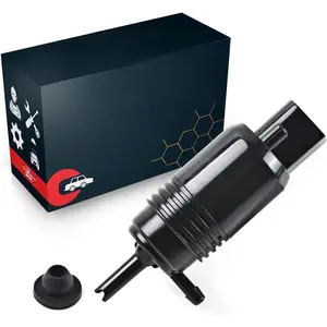 Windshield Washer Pump - Replacement for Chevy Silverado 1500, 2500, 3500, GMC Acadia, Sierra 1500, 2500, 3500, Original Factory OEM:22999423,84518407 Washer Fluid Pump with Grommet