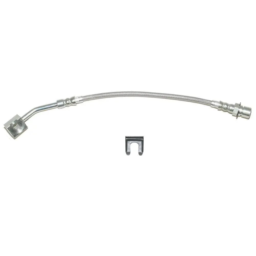 HSP0010SS- 94-95 Mustang GT ABS Front-Right Brake Hose; Braided Stainless