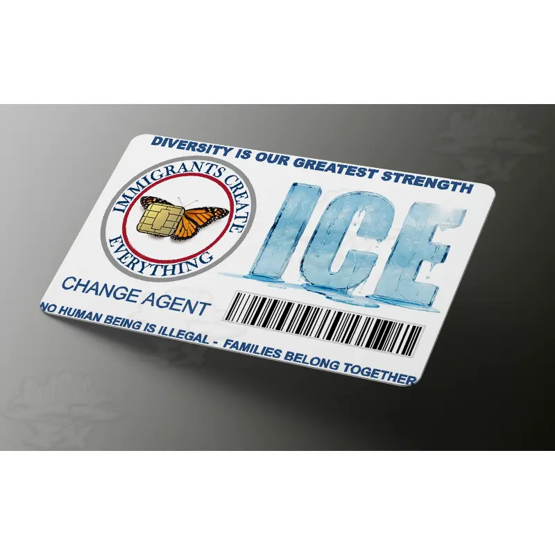 Immigrants Create Everything" (I.C.E.) Unity Card Skin