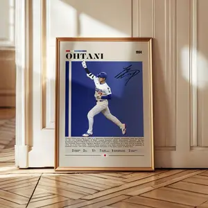 Shohei Ohtani MRB Poster – Japanese Baseball Star Fan Art