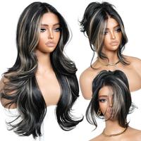 Black Blonde Highlights