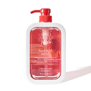 SOLO EN IBIZA Madrid Muse Body Wash-Full Size Cleansing Shower Gel with Plum, Orchid, Vanilla & Musk (16.9 fl oz)