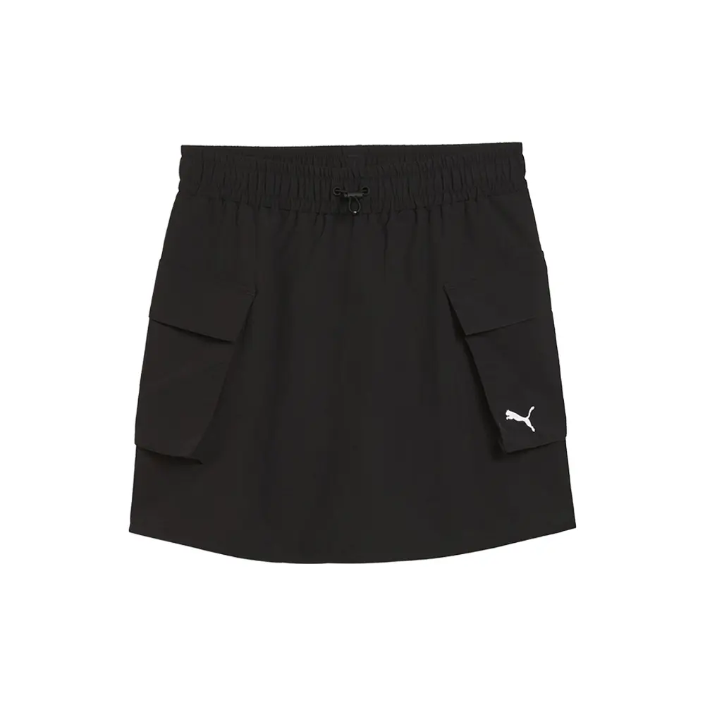PUMA Womens Wardrobe Essentials Woven Cargo Short Skirt Casual Casual - Black
