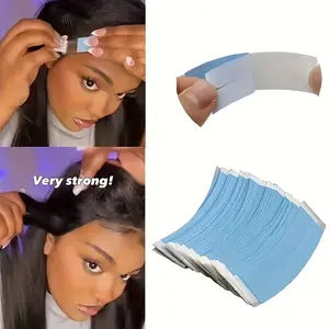 36 Pieces Waterproof Sweat-Resistant Hairpiece Tape, Dual-Sided Adhesive Patches for Secure Hair Extensions, Specialized Hairpiece Glue Sheets