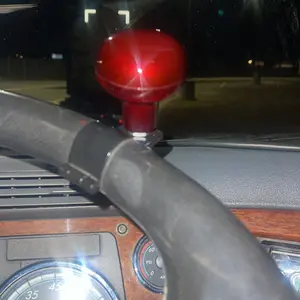 Steering Wheel Knob Spinner 2 Pieces 360 Degrees Rotation for Cars Trucks Tractors Boats Golf Carts Black & Brown Options Increase Torque Comfortable Drive - Garden