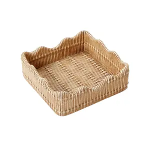 Square Scalloped Tray Square Scalloped Tray