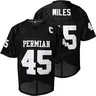 Men's Short Football Jersey - Boobie Miles #45 Permian High School, Breathable Polyester Unisex Us Standard Double-Stitched Apparel, Friday Night Lights Party Wear, Halloween Outfit (S-XXXL)