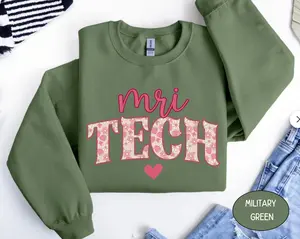 MRI Tech Sweatshirt, Mri Technologist Crewneck, Mri Tech Student Sweater, Medical Imaging Tech Shirt Rad Tech Graduation Gift For X-ray CT. Cotton Unisex