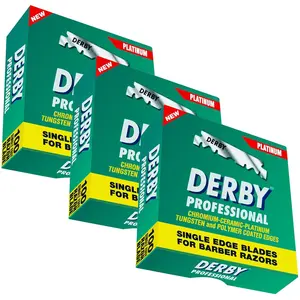 300 "Derby Professional" Single Edge Razor Blades for straight razor