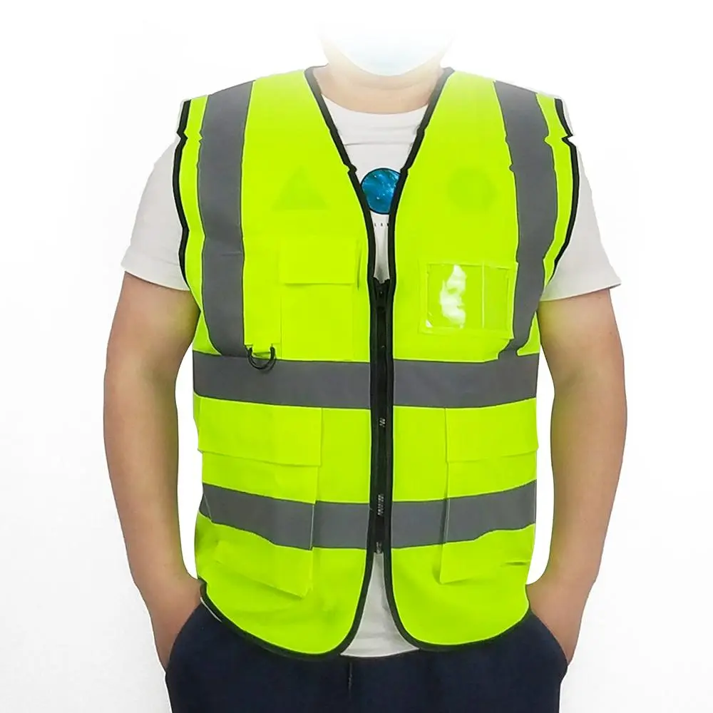Reflective Safety Vest, High Visibility Safety Vest, Work Safety Vest, Construction Traffic Security Vest, Reflective Adjustable Vest, Construction Gear