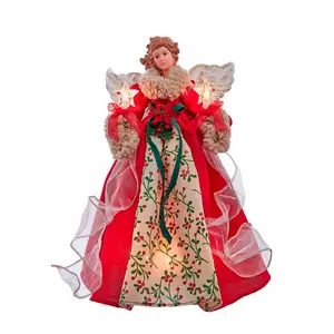 14" UL 10-Light Angel Treetop