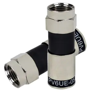 Perfect Vision PV6UE-05 'Ridgeloc' Universal Fit RG6 Coax Cable Compression C...