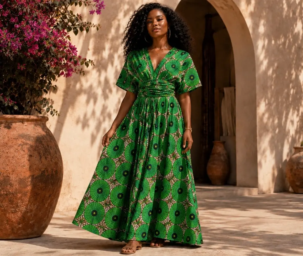 Aisha Wrap Dress