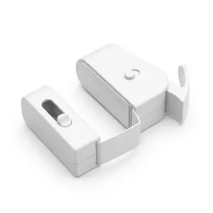 Huglock Snap On Door Lock Child Proof Safety Lock No Tools No Adhesive Easy Install For Door Knob Lever Handle High Design Kids Cant Reach Defeat Baby Toddler Safety Home Security Door Guard