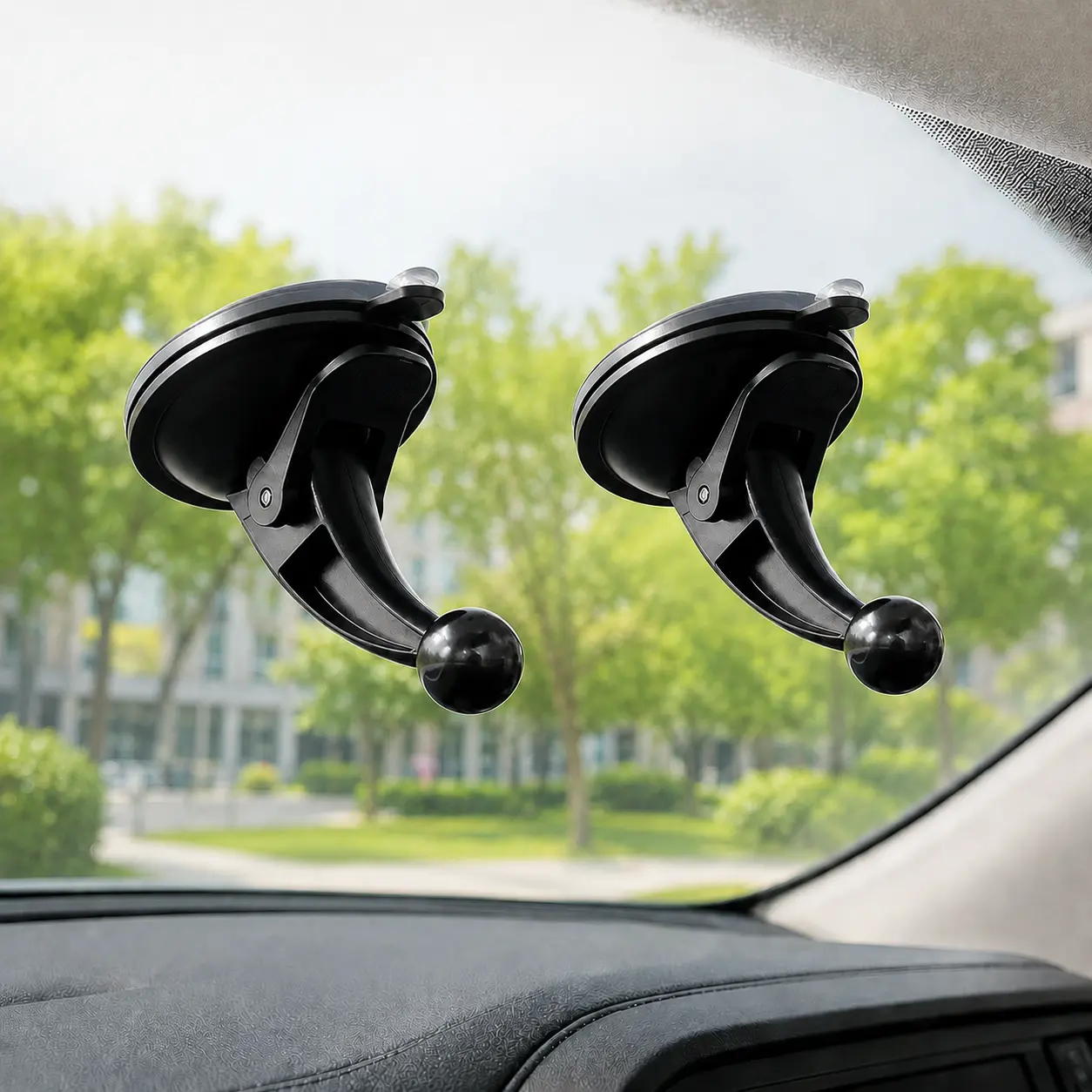 2PCS GPS Windshield Mount Holder Suction Cup Car Windscreen Mount Compatible with Garmin Nuvi GPS