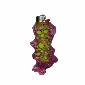 EURODOES Lighter Holder Art/Fashion Accesory (Wock Purple)