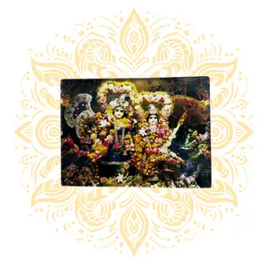 Acrylic Radha Krishna Flower