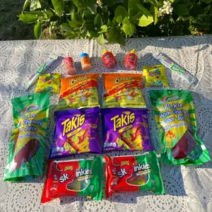Double Rainbow Chamoy Pickle Kits  (16 pieces)  2 Pack Pickle Kits Paquete Doble De Pepino Con Chamoy Snack Treat