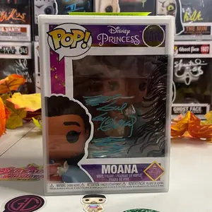 Funko Pop! Custom Art Signed Moana 1016 by Guy Gilchrist Cartoonist