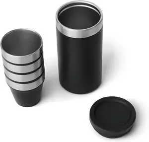 Shot Glasses with Carrying Case, Set of 4