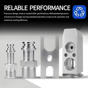 Automotive Air Conditioning Expansion Valve Wear-resistant Rust-proof Auto Evaporator Expansion Valve Kit Air Conditioning Parts for A/C System