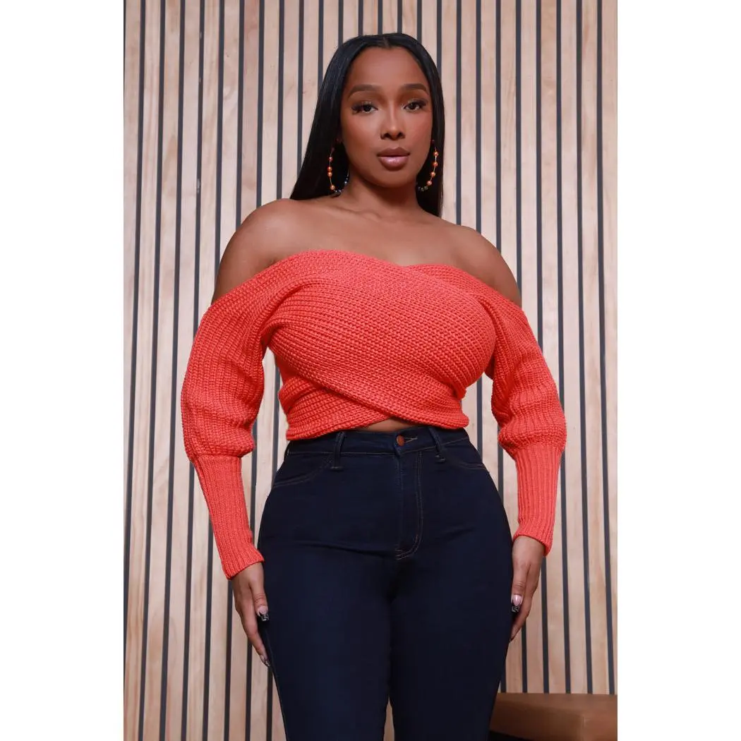Multi Way Wrap Sweater - Fiesta