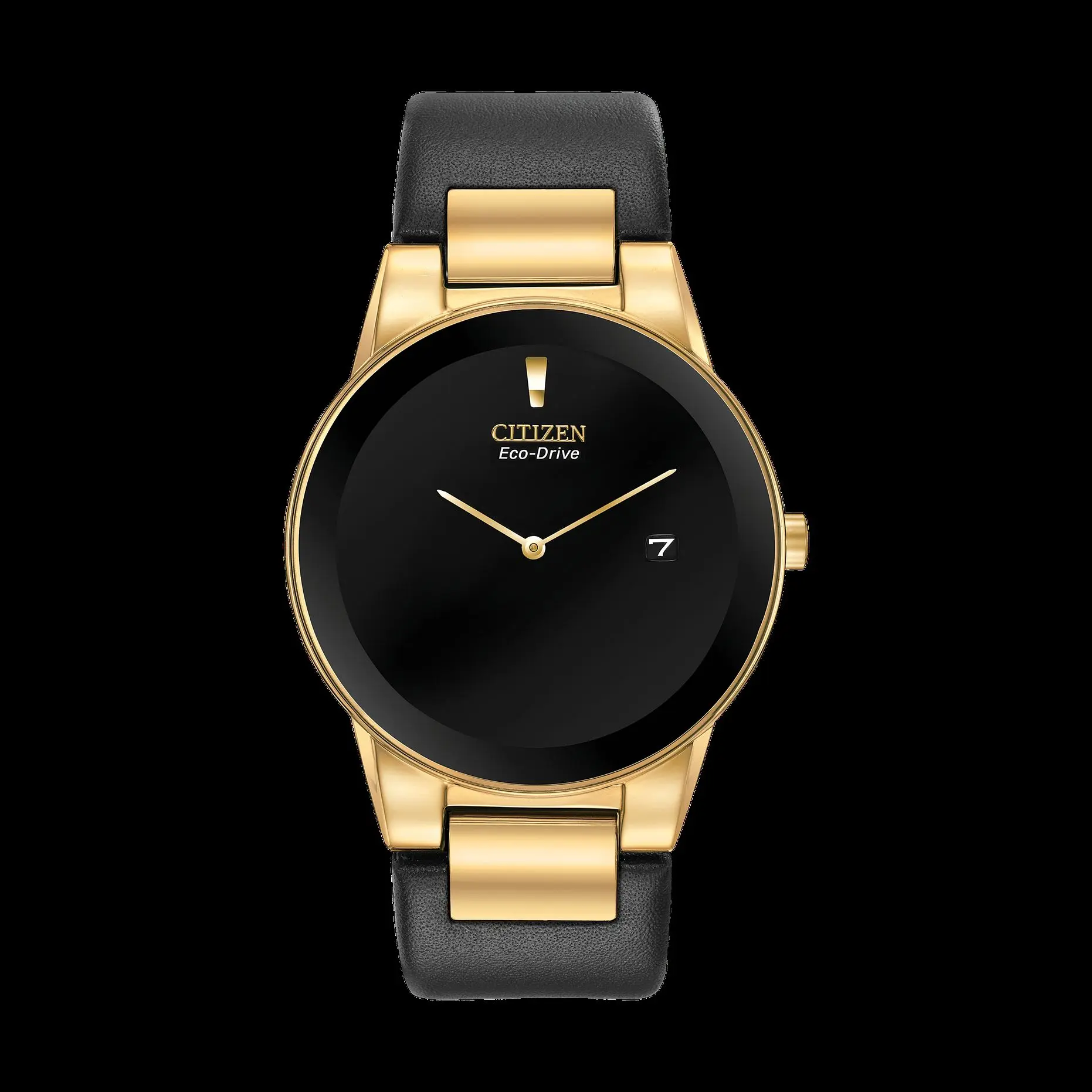 AU1062-05E Citizen Eco-Drive Axiom Gold-Tone Black Men's Watch