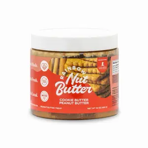 Rainbow Nut Butter Cookie Butter Peanut Butter Belgium Biscuit Treat Snack 16 oz Lotus Base Cookie Lover's Delight