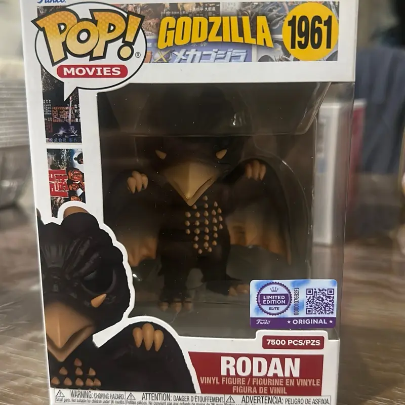 Funko Pop Rodan New Limited Edition Vinyl Figure - Unique Figurine, Godzilla Figure, 7500 Units Sold Out Collectible, Movie Char.