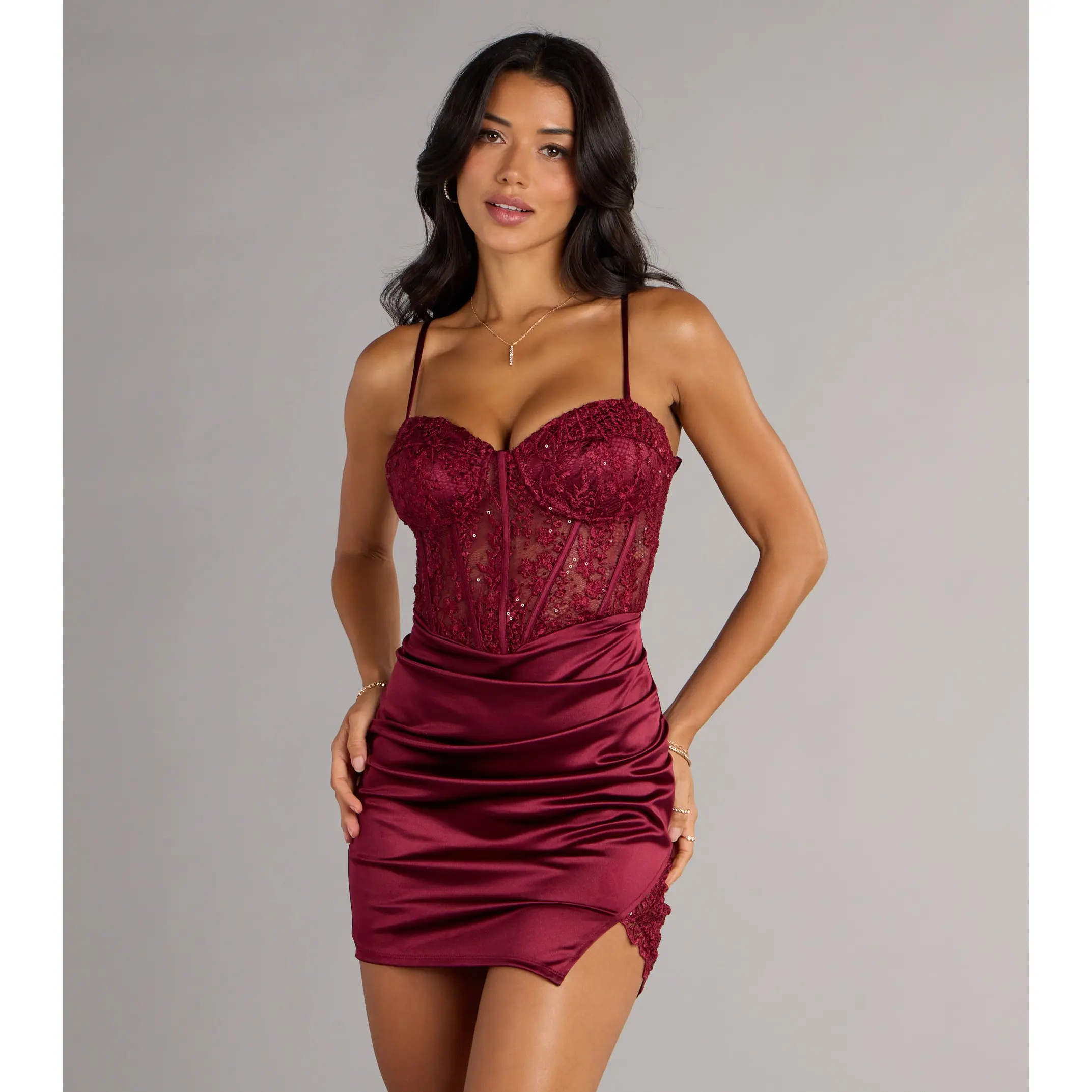 green homecoming dress bodycon Dark Corset Short with Sequins Sheath Style Fabric Color:Blue Leopard holiday_gift_24 Leeward No Tuck -