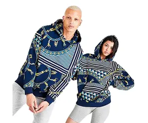 Lacoste LIVE Scarf Print Mens Active Hoodies