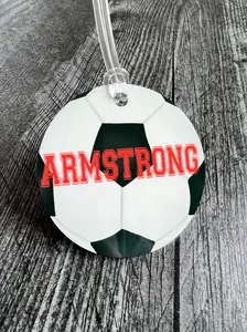 Soccer Bag Tags | Soccer Bag Equipment Bag Personalized Tag