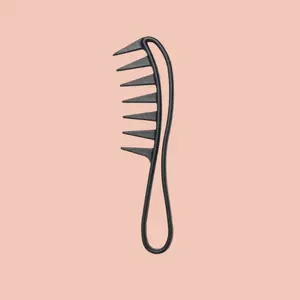 L'ANGE HAIR - Carbon Fiber Wide-Tooth Comb - Detangling Aid for Wet/Dry Hair, Hair Detangling Comb, Gentle Glide