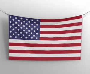 USA Flag Banner | Printed USA Banner | United States Of America | Premium Scrim Vinyl Banner | Waterproof