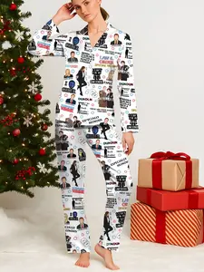 Law And Order Pajamas Set, Movie Sleepwear, Women Loungewear, Gift For Mother's Day