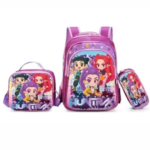 2026 3Pcs K-Pop Witch Hunter Backpack 3PCSSet| 16 Inch Kids School Backpack for Girls,Lunch Bag & Pencil Case, 2026 Must HaveBack to School Gift for Teens