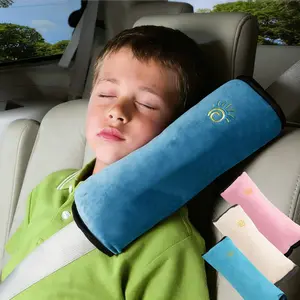 Car Seat Belt Cover, Cute Cartoon Design Car Seat Belt Protector, Soft Lengthened And Thickened Plush Anti-strangle Car Seat Belt Cover for Kids