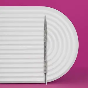 Staleks Manicure pusher EXPERT 90 TYPE 5 – Stainless Steel – Professional Cuticle Tool (beveled and straight pusher)