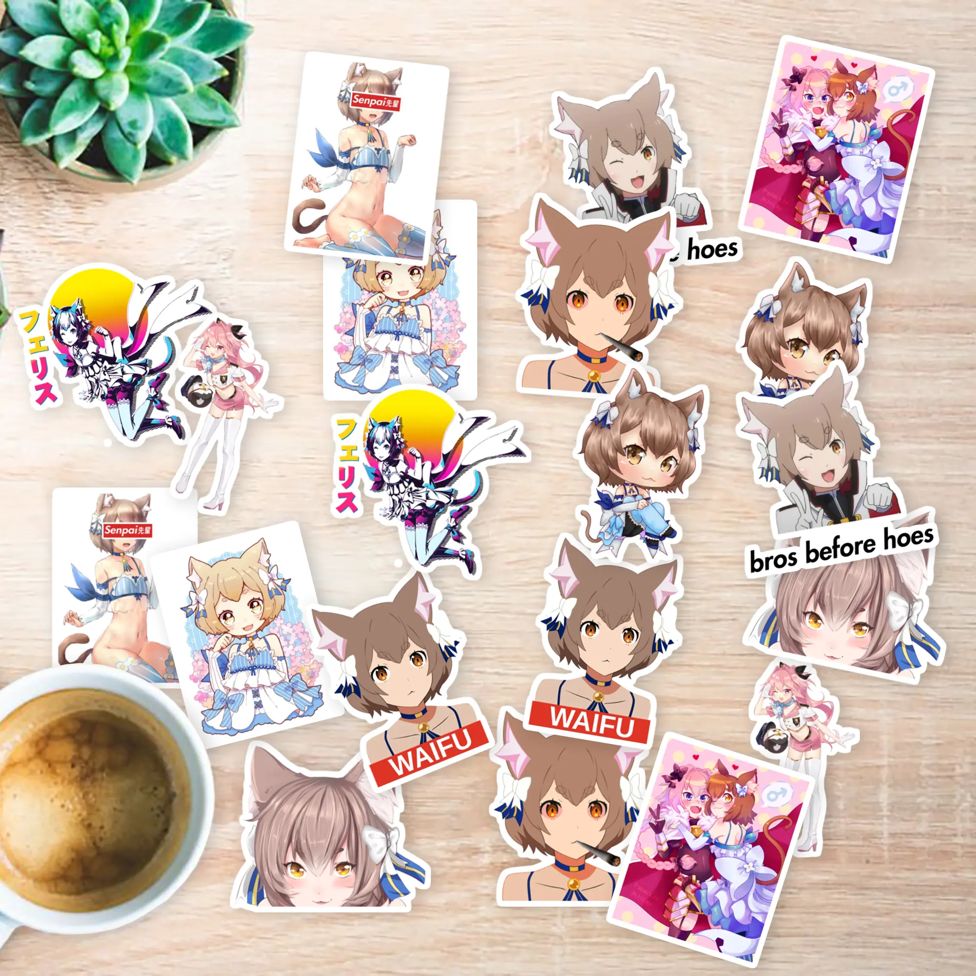 Stickers Pack 20 Pcs Felix Skateboard Bumper Argyle Bike Aesthetic Trap Vinyl Re Bottle Water Zero Colorful Luggage Anime Laptop Waterproof Car Guitar