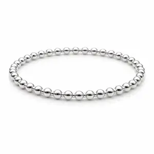 4mm+2mm+4mm Sterling Silver Waterproof Dimension Bracelet