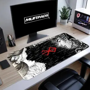Berserk Guts And Griffith Mouse Pad, Manga Desk Mat With Iconic Scene For Anime Collectors