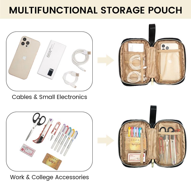 【Valentine's Day Gift】LOVEVOOK Laptop Tote Bags for Women,15.6-17.3 inch Laptop Zipper Work Bags with Clutch Purse,Shoulder Bag with Adjustable Straps & 2 Cup Holders, Women Briefcase for Travel,Teacher,Doctor, Nurse,TikTokShopJumpstartSale