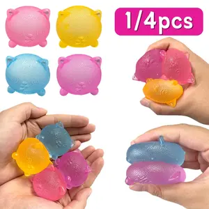 Cool Cat Sensory Squeeze Toy, Soft Candy Cat Mini Stress Ball, Relaxing Party Gift, Birthday Present, Stress Relief Toy, Gift Bag Filler, Stress Relief Squishy