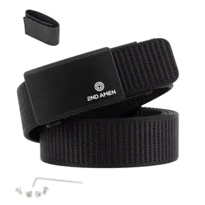 2nd Amen Hero EDC Belt 1.5" Ballistic Grade 1100 Denier Nylon Adjustable Ratchet Belt with Durable Design for Everyday Carry