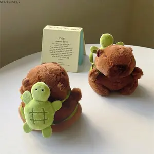 3D Cartoon Plush Earbuds Case, Cute Bear Turtle Dolphin Shaped Protective Cover With Keychain, Soft Fun Design Compatible with AirPods 1 2 3 Pro, Shockproof Portable Accessory for Daily Carry & Lovely Gift