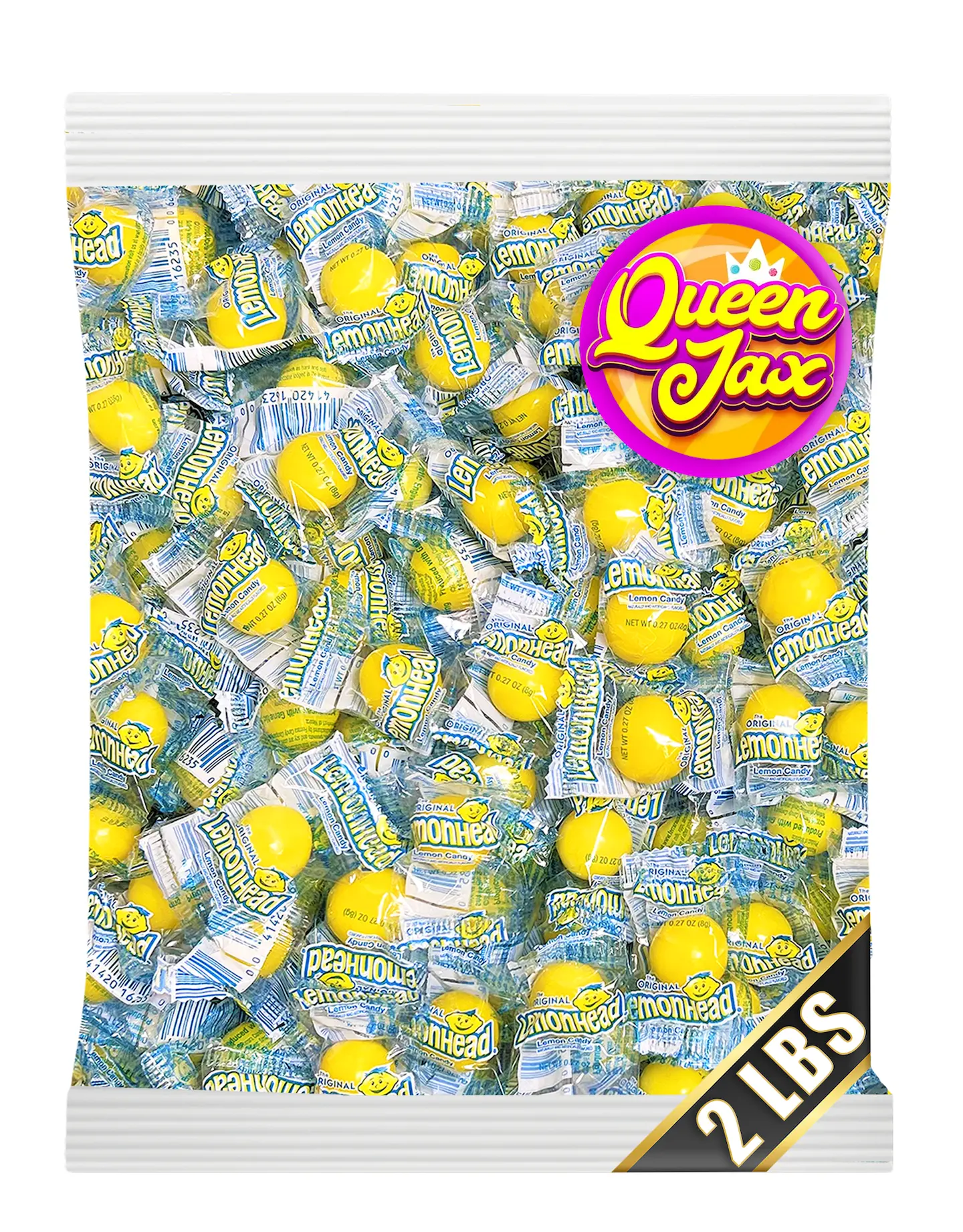 Lemonheads Candy - Lemon Candy - 2 LB Bag - Lemon Heads - Lemon Heads Large Bulk Candy - Lemonhead Candy Bulk - Lemon Hard Candy - Lemonhead Candy - Lemon Head Hard Candy