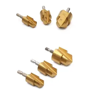 PPR Lifting Drill Bit, Water Pipe Hexagonal HandleLift Bit, Drill Bits for 20/25/32mm Diameter PVCPipe Reamer Conduit Reamer tools