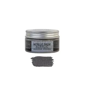Redesign Acrylic Paint Metallic Sheen- Crushed Slate - 1 jar, 100 ml (3.4 fl oz)