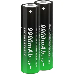 3.7volt 18650 Rechargeable Battery 3.7v Battery 18650 Rechargeable Battery Lithium 3.7 Volt Button top for flashlights and headlamp，Headlight etc (2pack-3.7v)